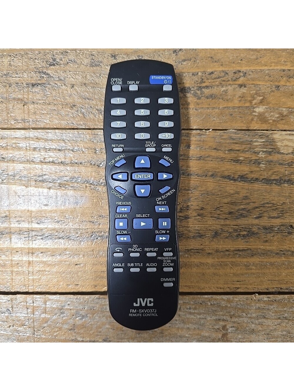JVC RM-SXV037J DVD PLAYER REMOTE CONTROL XV-N40BK XV-N44SL TESTED ORIGINAL OEM